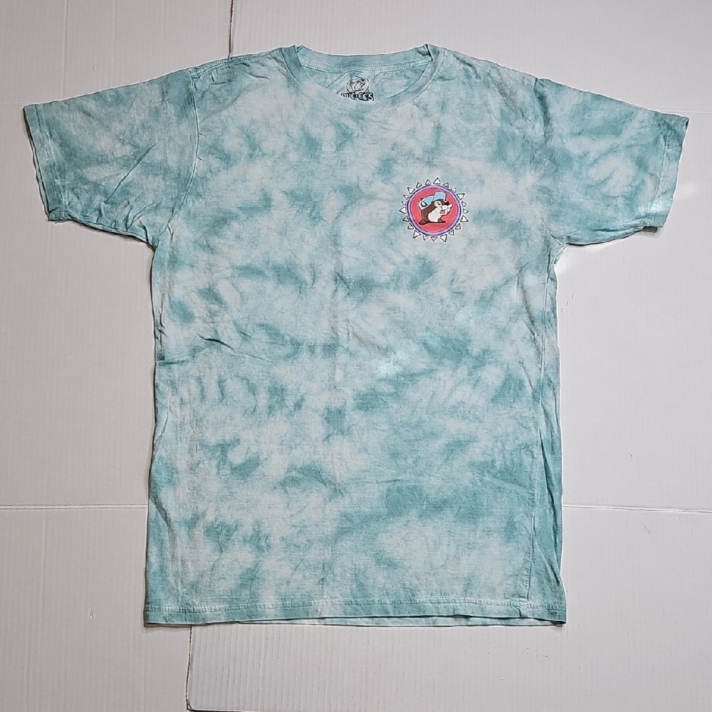 Buc-ees Beach Tie-Dye Tee Shirt, Medium